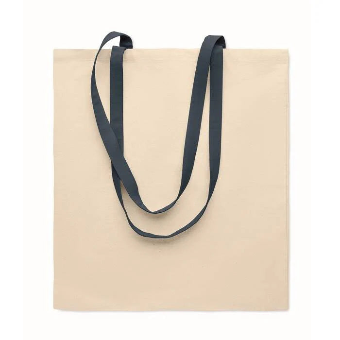 Katoenen tas, 140 gr/m&sup2; ZEVRA zwart 3 kleuren zd 5976