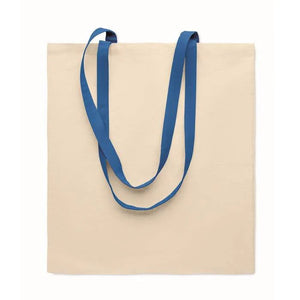 Katoenen tas, 140 gr/m&sup2; ZEVRA blauw 2 kleuren zd 5968