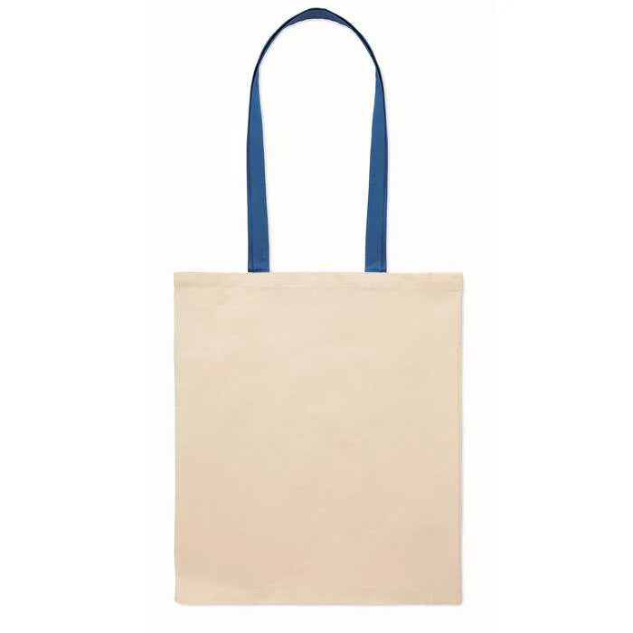 Katoenen tas, 140 gr/m&sup2; ZEVRA blauw 3 kleuren zd 5969