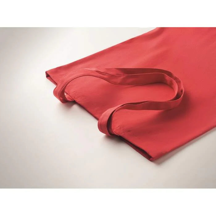 Stevige canvas boodschappentas RASSA COLOURED rood onbedrukt 11931