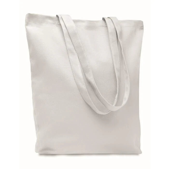 Stevige canvas boodschappentas RASSA COLOURED rood 2 kleuren zd 11929