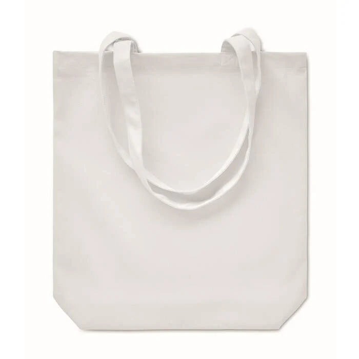Stevige canvas boodschappentas RASSA COLOURED rood 3 kleuren zd 11930