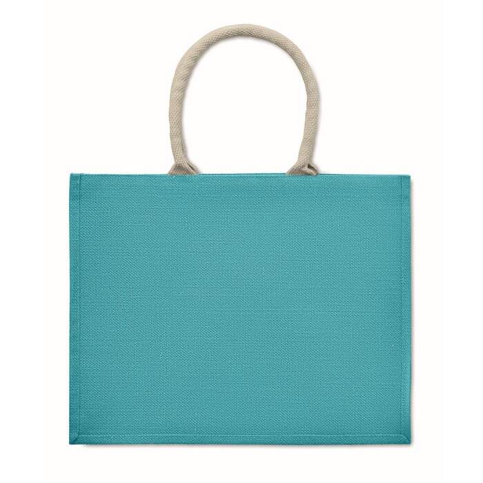 Jute tas met katoenen hengsels AURA 5672