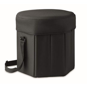 Opvouwbare koeltas- /krukje SEAT & DRINK zwart 4 kleuren zd 8725