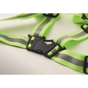 Reflecterende draagriem ALLVISIBLE groen 3 kleuren zd 9786