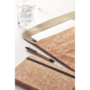 Laptopcover van kurk GRACE beige onbedrukt 6941