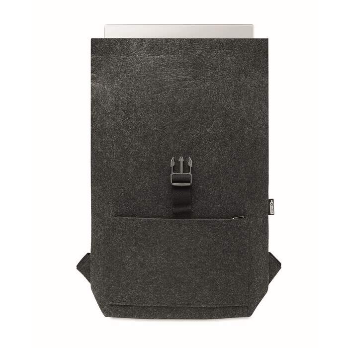RPET vilten rugzak INDICO PACK donkergrijs 4 kleuren zd 10274
