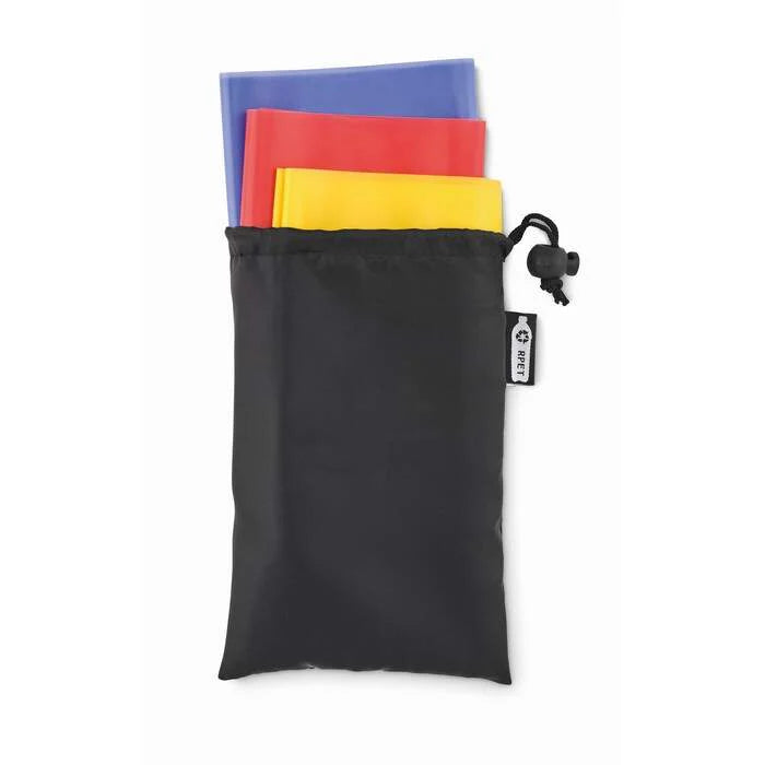 Set van 3 TPE fitness banden TOP FIT bedrukken