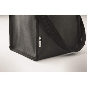 600D RPET koel lunchtas BOBE zwart onbedrukt 262