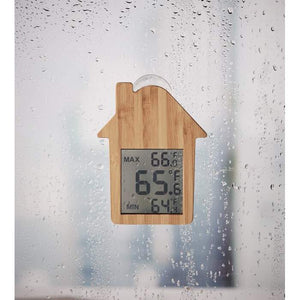 Bamboe weerstation HISA hout 2 kleuren tp 1285