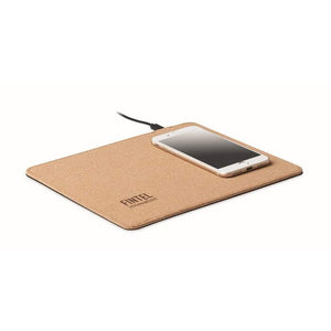 Muismat 10W oplader WIRELESS MATTY beige 2 kleuren zd 8067