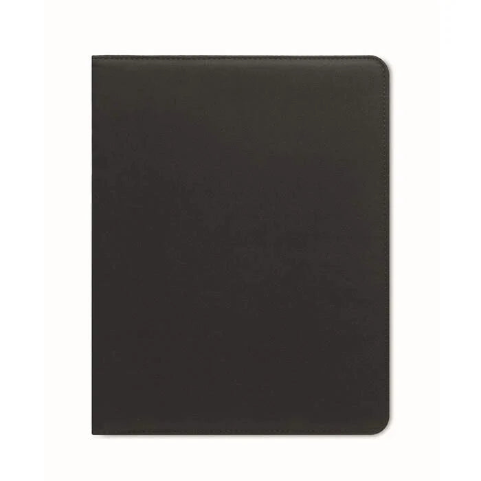 300D RPET A4 portfolio CASOVE zwart 2 kleuren zd 101