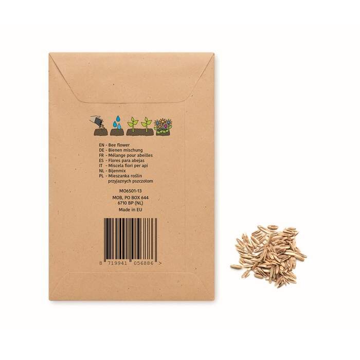 Bloemenzaadjes in envelop SEEDLOPEBEE sample