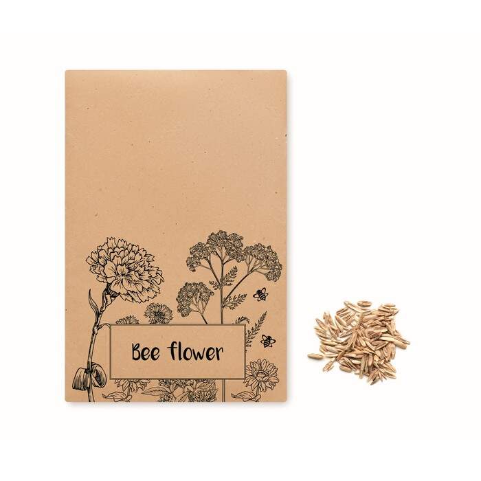 Bloemenzaadjes in envelop SEEDLOPEBEE sample