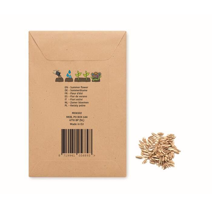 Bloemenzaadjes in envelop SEEDLOPE sample