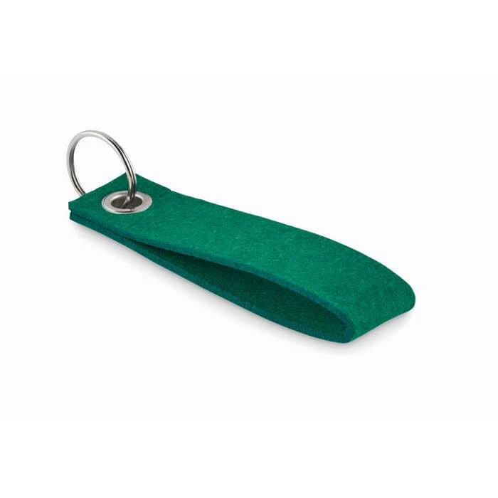 RPET vilten sleutelhanger SUORA groen 4 kleuren zd 10287