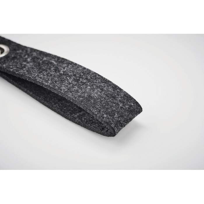 RPET vilten sleutelhanger SUORA blauw 4 kleuren zd 10279