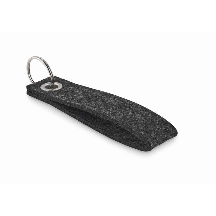 RPET vilten sleutelhanger SUORA blauw 1 kleur zd 10276