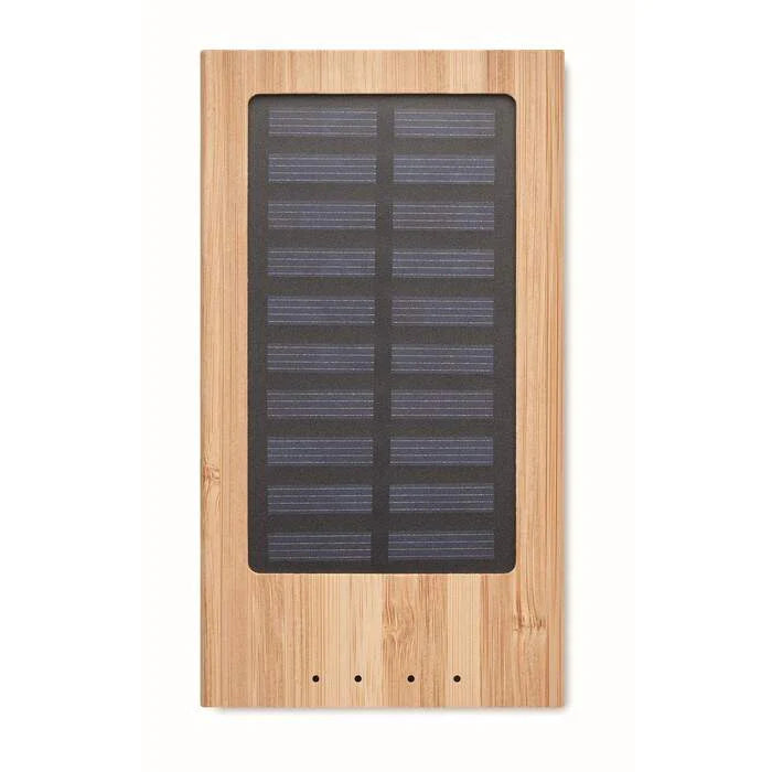 Solar powerbank 4000 mAh ARENA SOLAR hout onbedrukt 11701