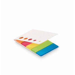 Zaadpapier pagemarkers MEMO SEED wit onbedrukt 13463