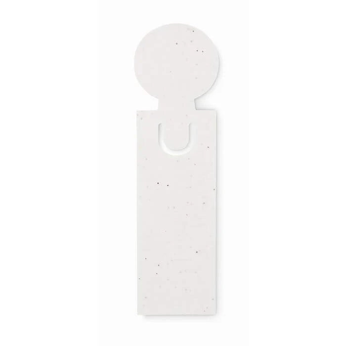 Zaadpapier boekenlegger IDEA SEED wit onbedrukt 13443