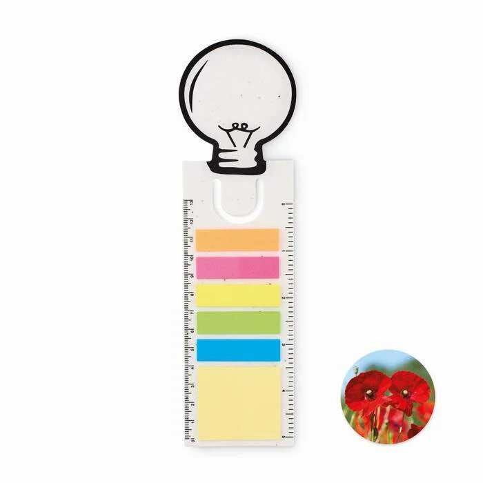 Zaadpapier boekenlegger IDEA SEED sample