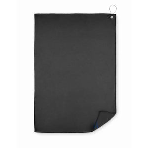 RPET golfhanddoek met hanger TOWGO blauw 2 kleuren zd 10142