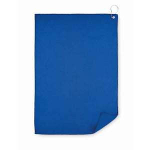 RPET golfhanddoek met hanger TOWGO zwart onbedrukt 10151