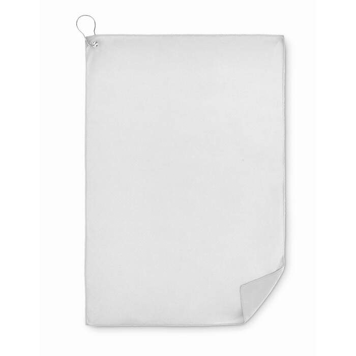 RPET golfhanddoek met hanger TOWGO zwart 3 kleuren zd 10149