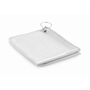 RPET golfhanddoek met hanger TOWGO zwart 4 kleuren zd 10150