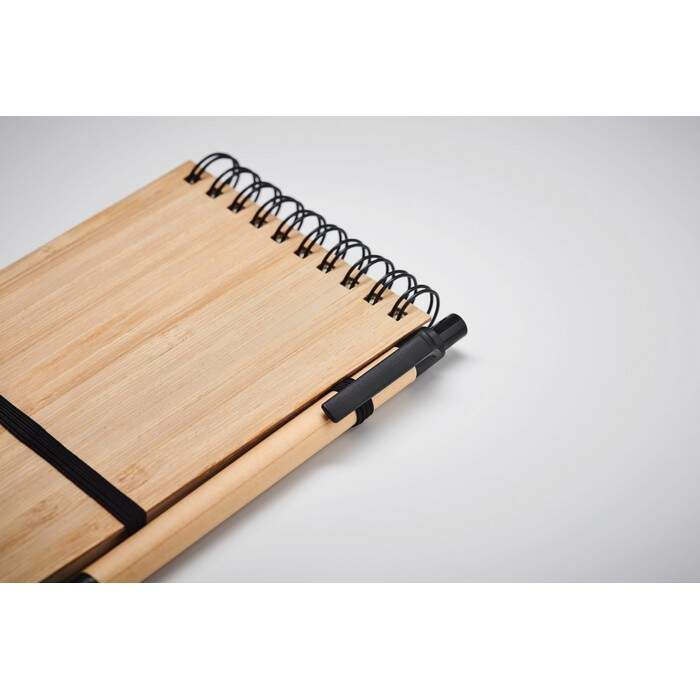 A6 bamboe notitieblok set SONORABAM sample