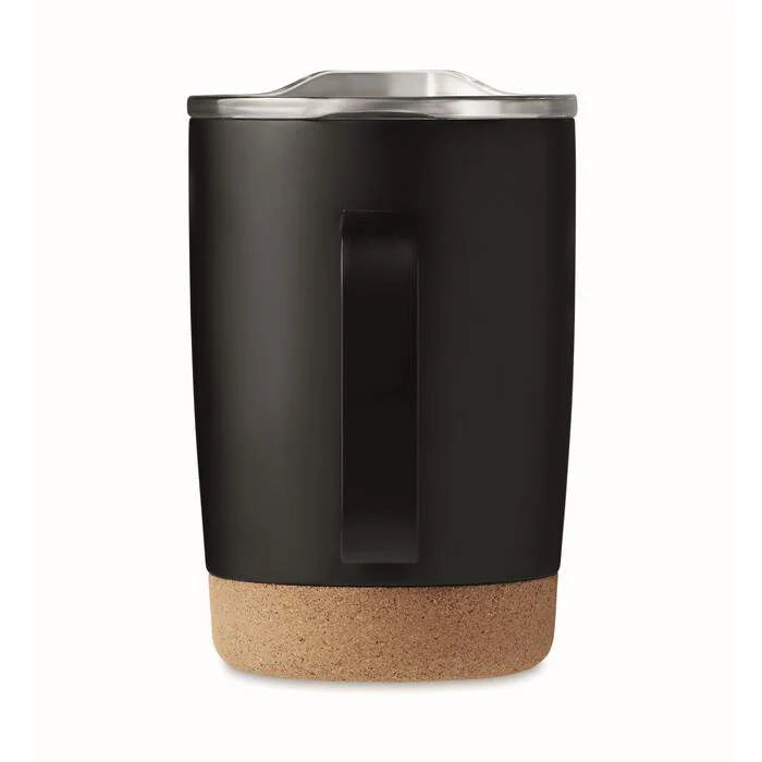 Dubbelwandige drinkbeker 300ml RUBY wit 2 kleuren tp 3278