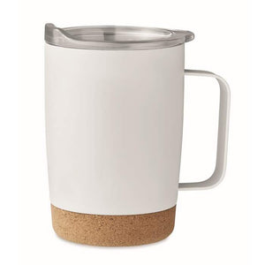 Dubbelwandige drinkbeker 300ml RUBY wit 4 kleuren tp 3280