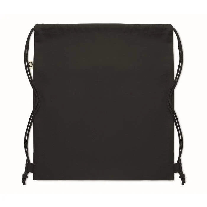 Trekkoord rugzak PANDA BAG zwart 3 kleuren zd 12642