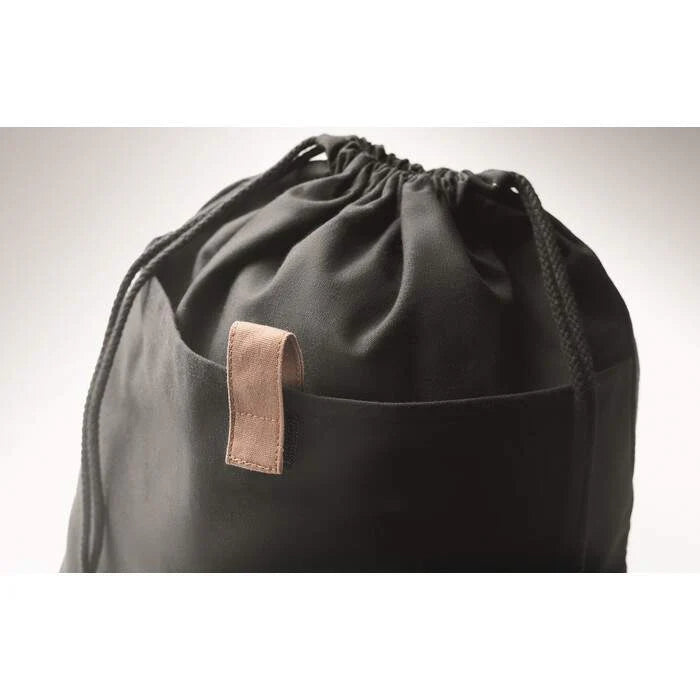 Trekkoord rugzak PANDA BAG zwart 4 kleuren zd 12643