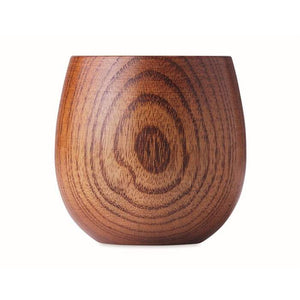 Eikenhouten beker 250 ml OVALIS hout 3 kleuren tp 3555