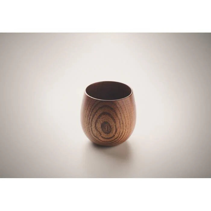 Eikenhouten beker 250 ml OVALIS hout onbedrukt 3558