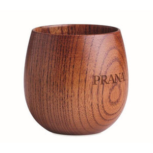 Eikenhouten beker 250 ml OVALIS hout 2 kleuren tp 3554