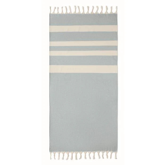 Hamman handdoek 140 gr/m&sup2; AGOURA bedrukken