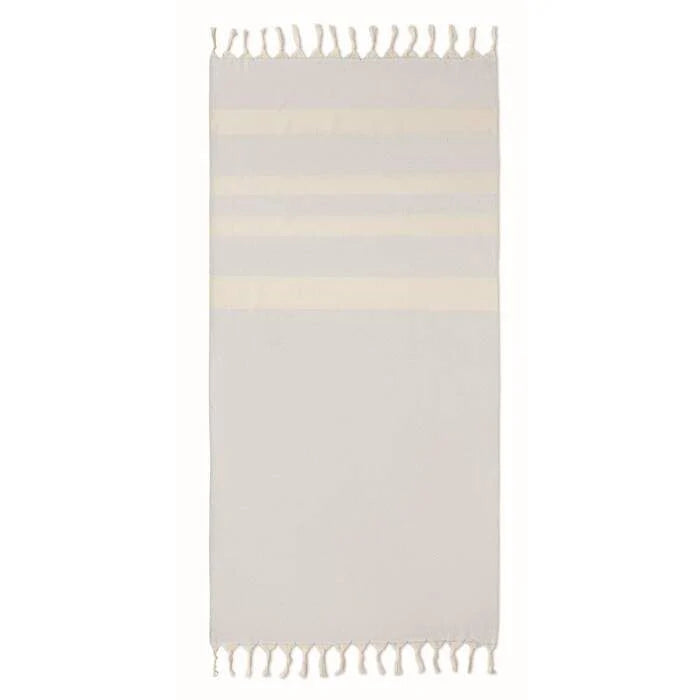 Hamman handdoek 140 gr/m&sup2; AGOURA blauw onbedrukt 4822