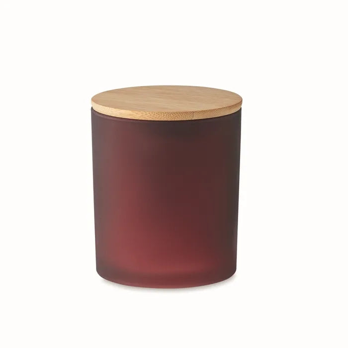 Plantaardige waskaars 120 gr KEOPS SMALL  1met opdruk