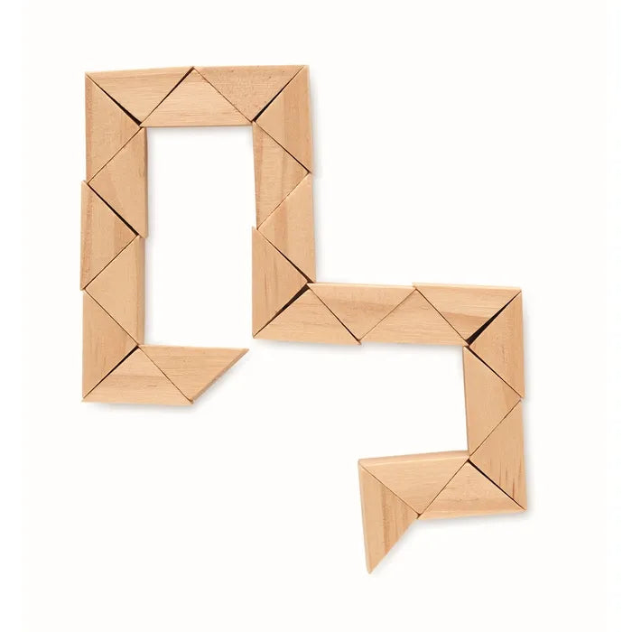 Houten puzzel/hersenbreker STUKIE  met opdruk