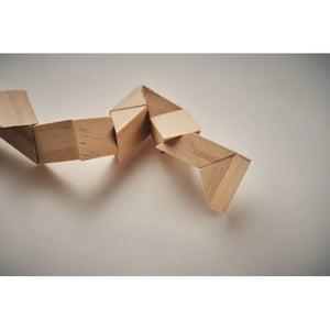 Houten puzzel/hersenbreker STUKIE  met logo