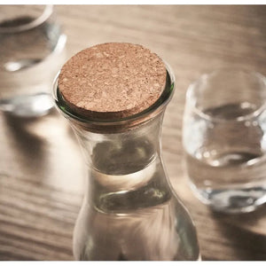 Karaf van gerecycled glas 1L PICCA  met opdruk