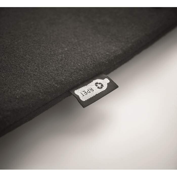 RPET vilt laptop tas met rits donkergrijs 3 kleuren tp 10234