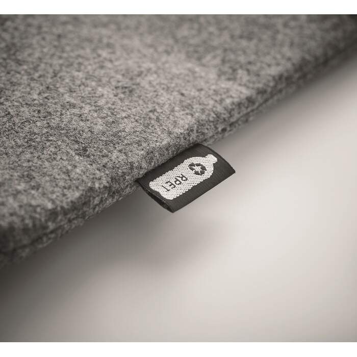 RPET vilt laptop tas met rits 10230