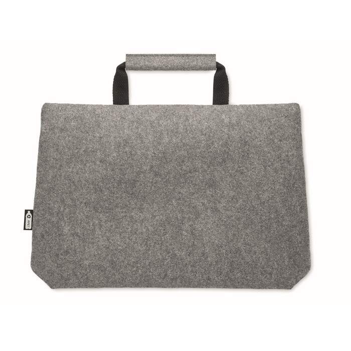 RPET vilt laptop tas met rits 10231