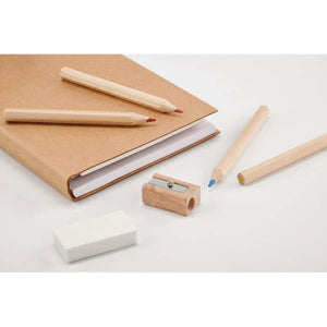 Tekenset 60 vellen beige 4 kleuren tp 12373