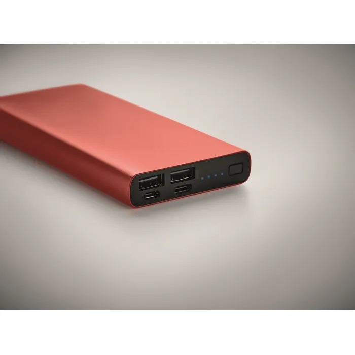 10000 mAh powerbank POWERFLAT 10C  met opdruk