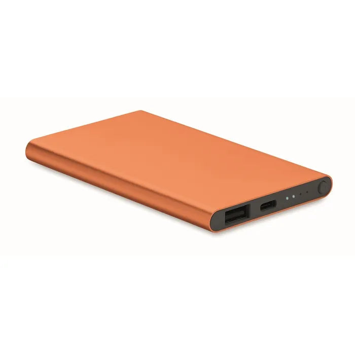 4000 mAh Power Bank POWERFLAT C  met opdruk